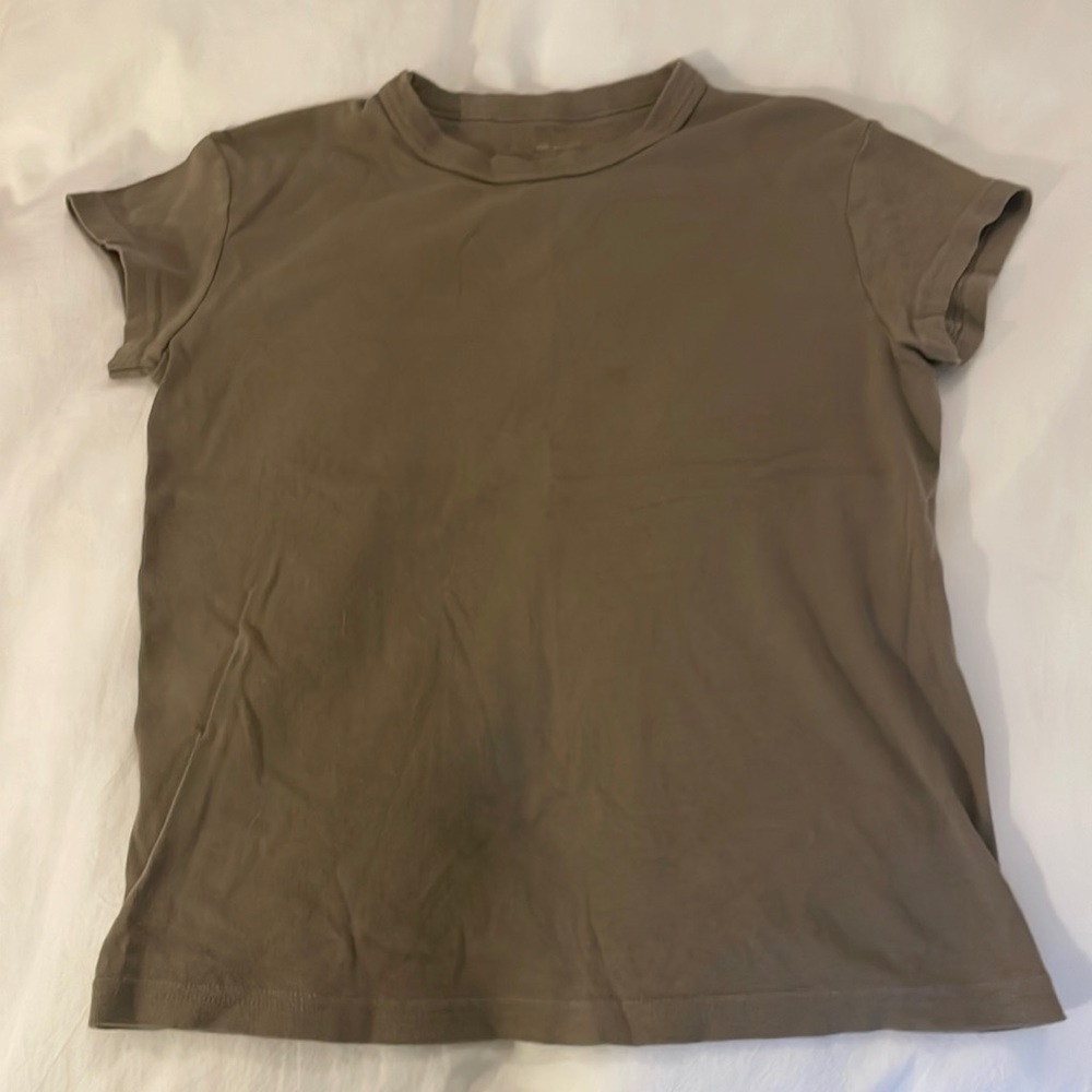 Basic Brown Tee - Brandy Melville